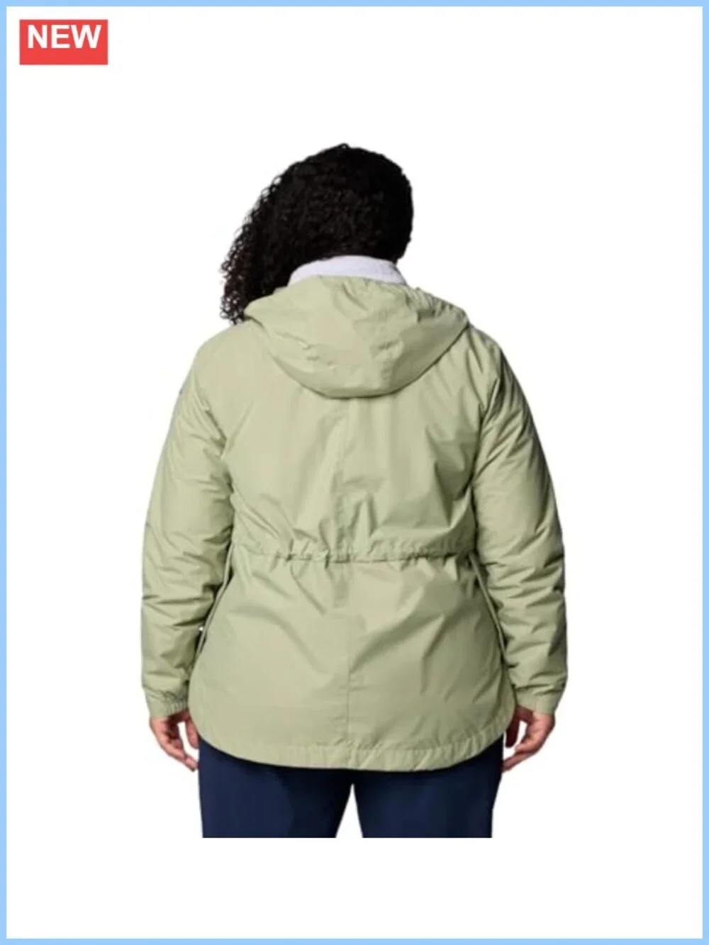 Waterproof Rain Jacket Hooded Nylon Blend Lightweight